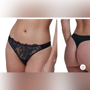 Skarlett Blue Women's Entice Lace Front Thong LG